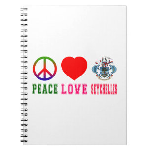 Peace Love Seychellen Notitieboek