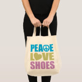 Peace Love Shoes Tote Bag (Voorkant (product))
