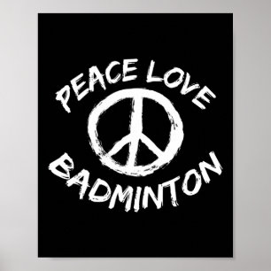 Peace Love Shuttle Gezegde Outfit Peace Love Badmi Poster