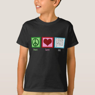 Peace Love Sign Language Kinder T-shirt