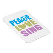 Peace Love Sing Magneet (Rechterzijde)