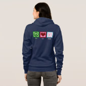 Peace Love Sixteen Hoodie (Achterkant volledig)