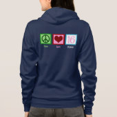 Peace Love Sixteen Hoodie (Achterkant)