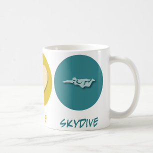 Peace Love Skydive Koffiemok