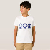 Peace Love Skydive T-shirt (Voorkant volledig)