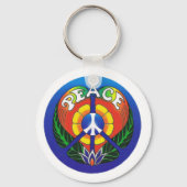 Peace Love Sleutelhanger (Voorkant)