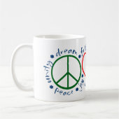 Peace Love Smile Koffiemok (Links)