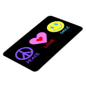 Peace Love Smile Magneet (Linkerzijde)