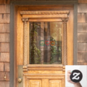 Peace Love Smile Raamsticker (Huis Deur)