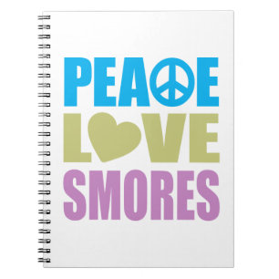 Peace Love Smores Notitieboek