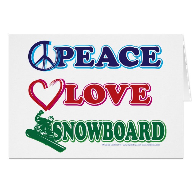 Peace-Love-Snow-Board (Voorkant Horizontaal)