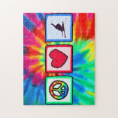 Peace, Love, Snow Skiing Legpuzzel (Verticaal)