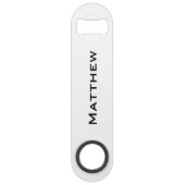 Peace Love Soccer Bar Key Speed Flessenopener (Achterkant)