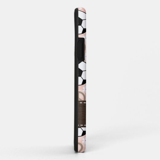 Peace Love Soccer Case-Mate iPhone Case (Achterkant/rechts)