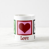 Peace Love Soccer Koffiemok (Center)