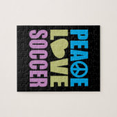 Peace Love Soccer Legpuzzel (Horizontaal)