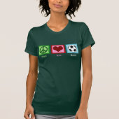 Peace Love Soccer T-shirt (Voorkant)