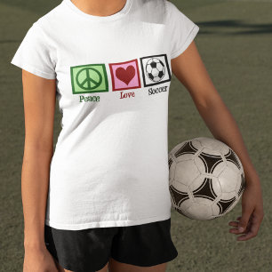 Peace Love Soccer Women's T-shirt