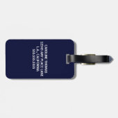 Peace Love Social Work Bagagelabel (Achterkant horizontaal)