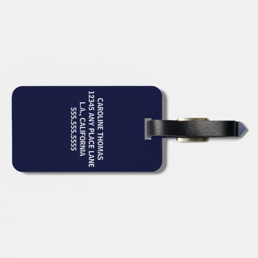 Peace Love Social Work Bagagelabel (Achterkant horizontaal)