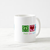 Peace Love Social Work Koffiemok (Voorkant rechts)