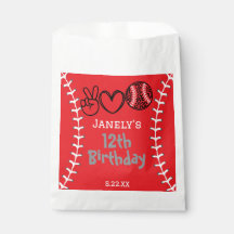 Peace Love Softbal Verjaardag