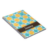 Peace Love Softball Spiral notebook Journal Notitieboek (Rechterzijde)