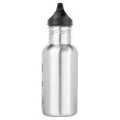 Peace Love Softball Waterfles (Rechts)