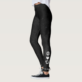 Peace-Love-Space-Leggings Leggings