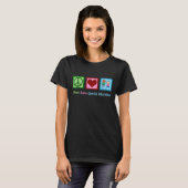 Peace Love Special Education T-shirt (Voorkant volledig)