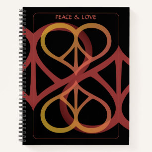 Peace & Love Spiral Notitieboek