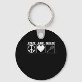 Peace love Squash Sleutelhanger (Voorkant)