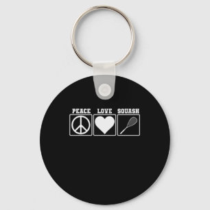 Peace love Squash Sleutelhanger