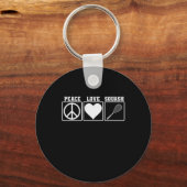 Peace love Squash Sleutelhanger (Voorkant)