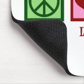 Peace Love Statistics Muismat (Hoek)