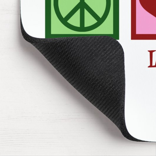 Peace Love Statistics Muismat (Hoek)