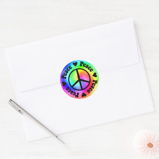 Peace & Love Sticker (Envelop)