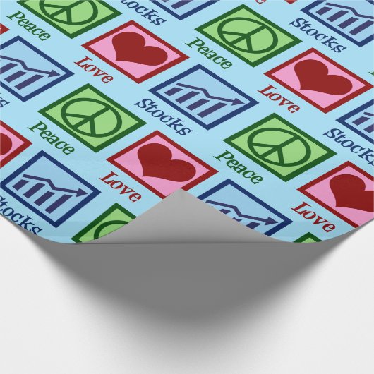 Peace Love Stocks Cadeaupapier (Hoek)