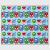 Peace Love Stocks Cadeaupapier (Vlak)