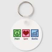 Peace Love Stocks Sleutelhanger (Voorkant)