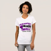 PEACE LOVE STOP T-Shirts: huiselijk geweld T-shirt (Voorkant volledig)