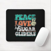 Peace Love Sugar Gliders Muismat (Met muis)