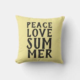 PEACE LOVE SUMMER-letters Buitenkussen