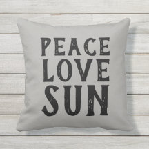 PEACE LOVE SUN-typografie |