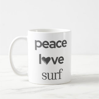 Peace Love Surf | Kust Surfer Strandhuis Koffiemok