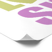 Peace Love Surf Poster (Hoek)