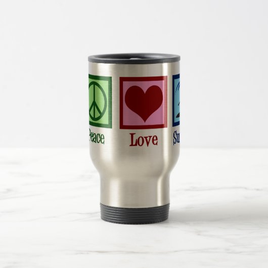 Peace Love Surfing Reisbeker (Center)