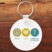 Peace Love Surgical Technologie Sleutelhanger (Voorkant)
