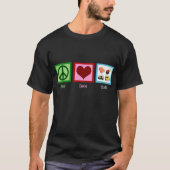 Peace Love Sushi T-shirt (Voorkant)