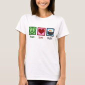 Peace Love Sushi T-shirt (Voorkant)